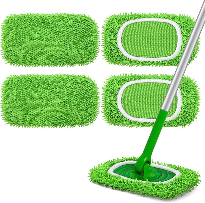 Reusable Microfiber Mop Pads Compatible by ABetterChoiceforYourHome