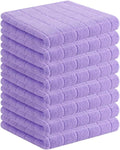 Homaxy 100% Cotton Terry Kitchen Towels, 8 Pack by Homaxy