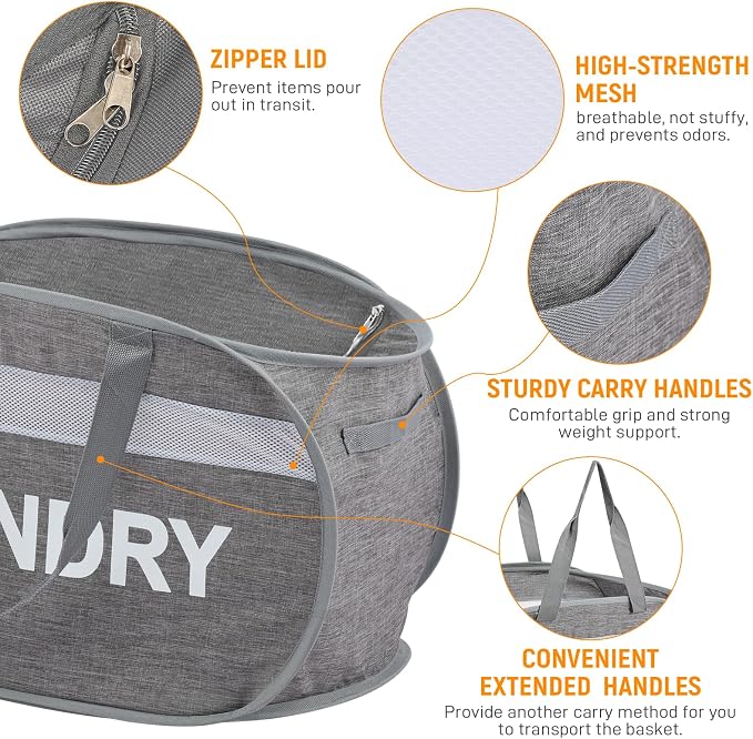 Collapsible Laundry Baskets - Image 4