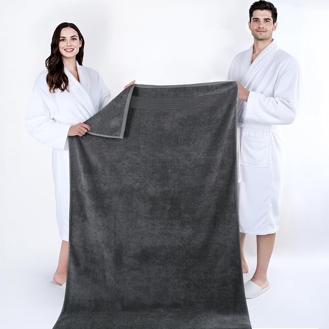 Cotton Paradise 100% Cotton Turkish Towel Set, Soft Absorbent Quick Dry - Image 5