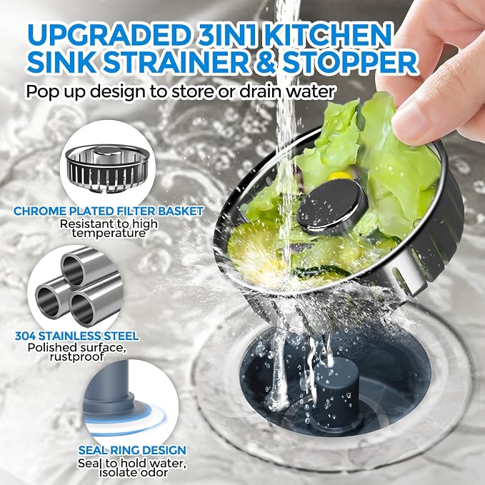 zaa Kitchen Sink Drain Strainer - Image 2