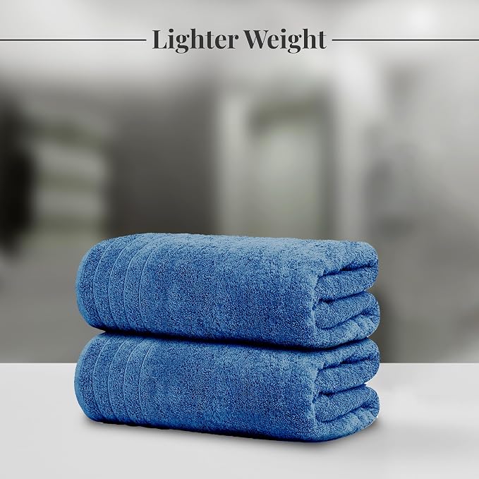 8 Piece Towel Set, 2 XL Bath, 2 Hand, 4 Washcloth, Lighter Weight, Quicker to - Image 4