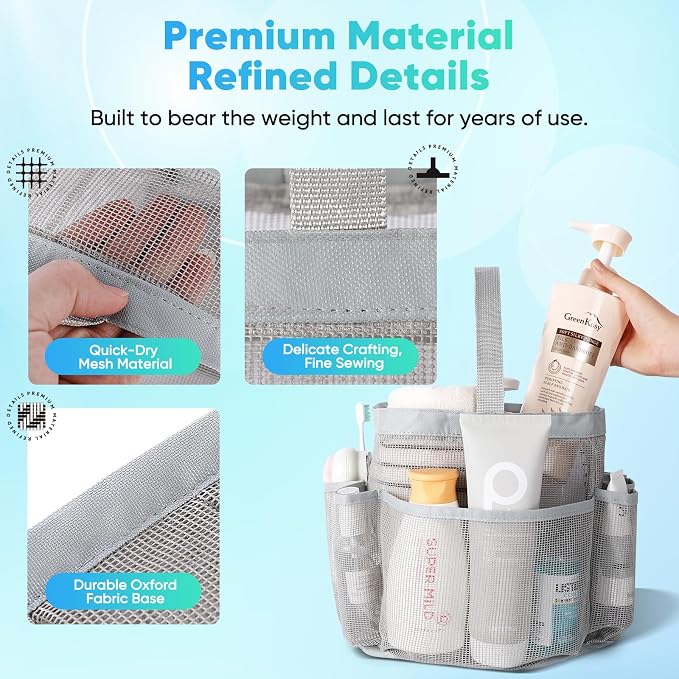 EUDELE Mesh Shower Caddy Portable - Image 5