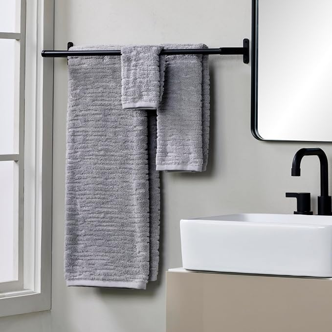 SKL Home CloudSoft Hand Towel Set, 100% Cotton Luxury, bar or any sink space. - Image 4