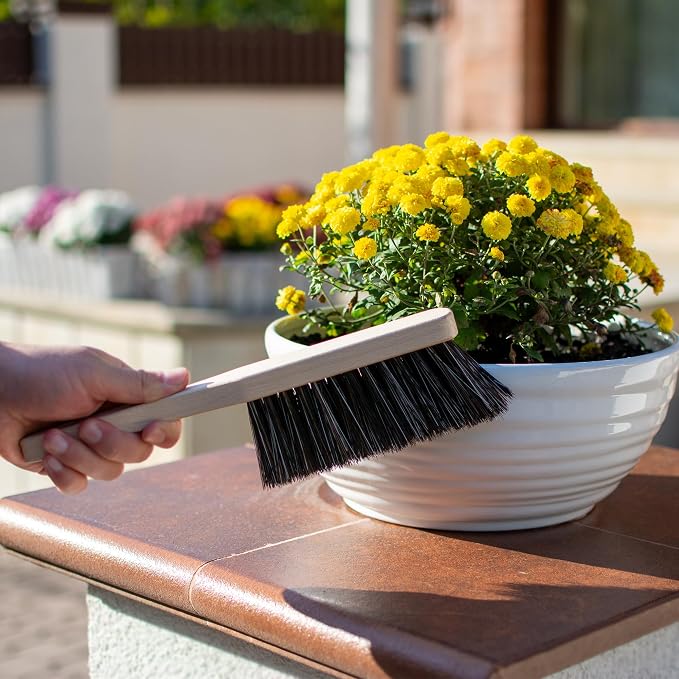 11.2" Hand Broom Soft Bristles Cleaning Brush, Dusting Brush - Image 6