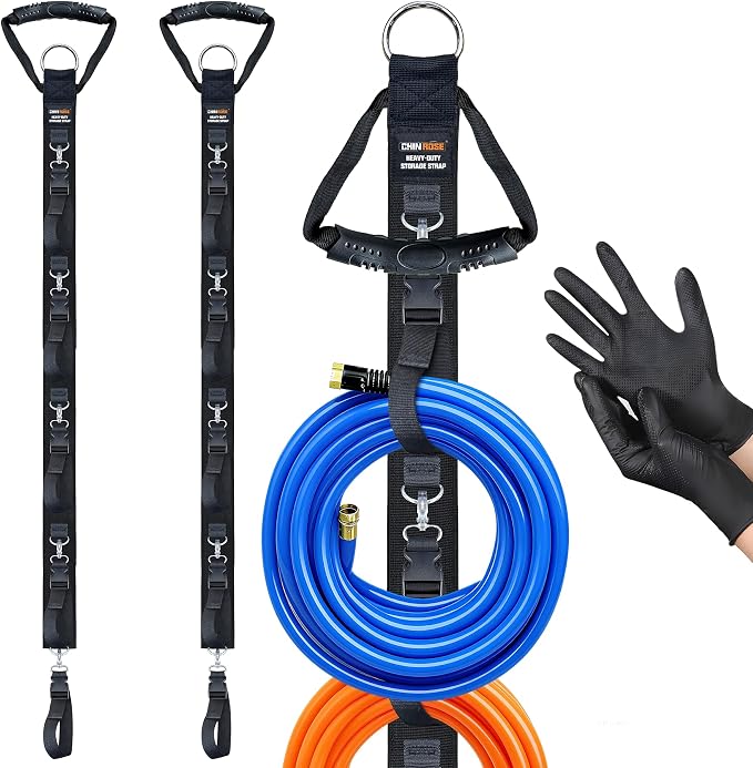 Extension Cord Organizer with 5 Detachable straps | 2 PCS Extension Cord Holder by Betterstorage