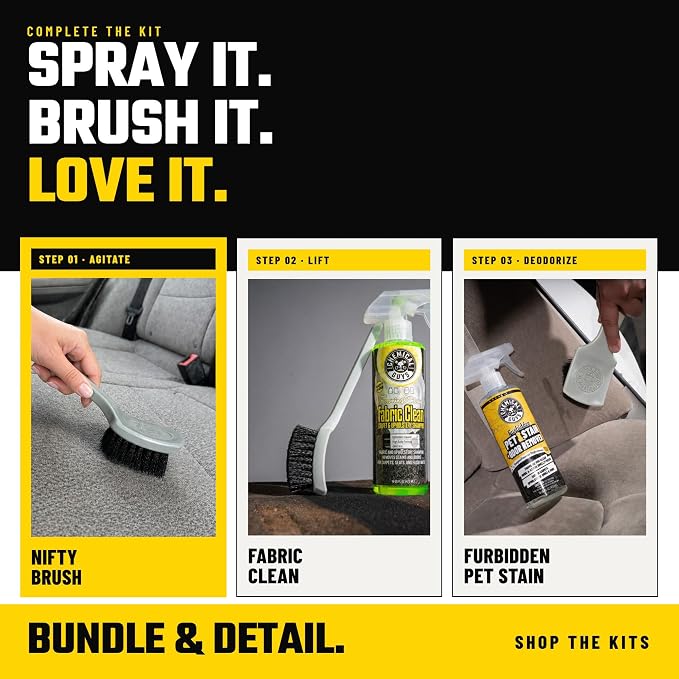 Chemical Guys, The Nifty Interior Detailing Brush, Soft Bristle, 2 Pack | - Image 7