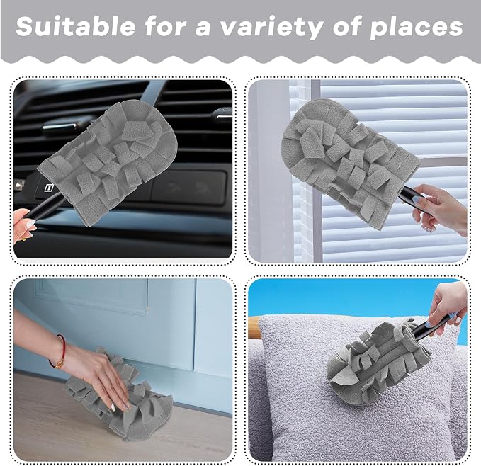 Zubebe 6 Pcs Reusable Duster Refills Fleece - Image 5