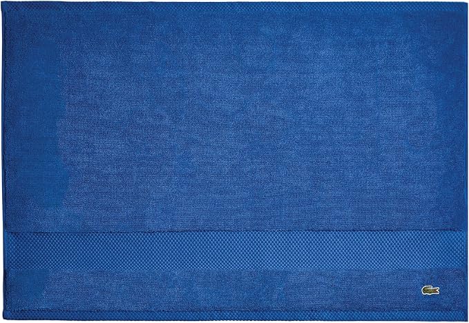 Lacoste Heritage 100% Supima Cotton Tub Mat 21" x 31", Surf Blue | Highly by Unknown