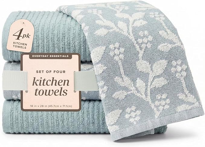 Kitchen Towels, Cotton Hand Towels, 18 x 28 Kitchen Linens - Image 4