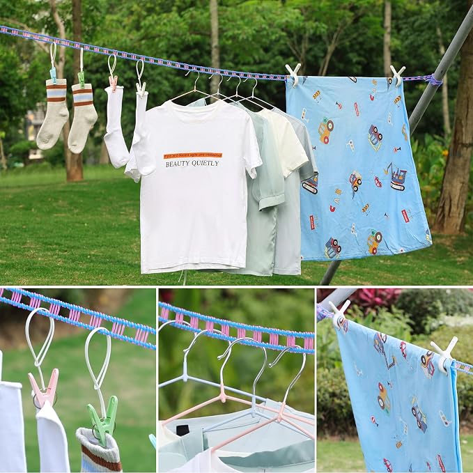 3-Pack Windproof Clothesline - Image 6