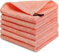 Homaxy 100% Cotton Terry Kitchen Dish Cloths, 6 Pack by Homaxy
