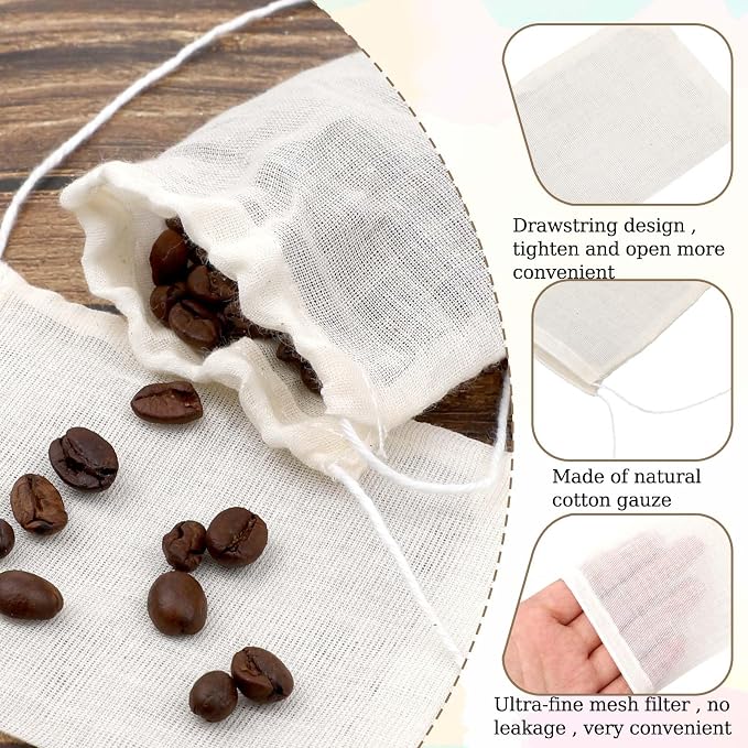Yolev 30Pcs Sachet Bags Empty Small Drawstring Bags Small Organza Bag Mini - Image 4