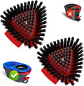 Small 2 Pack Scrub Brush Head ONLY by Unknown
