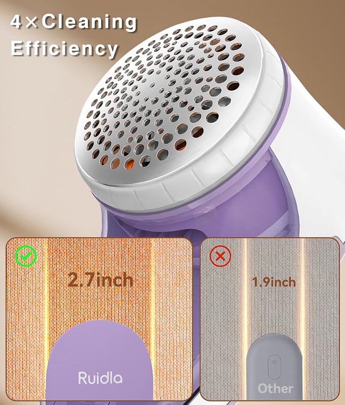 Ruidla Fabric Shaver Lint Remover, Sweater Shaver - Image 6