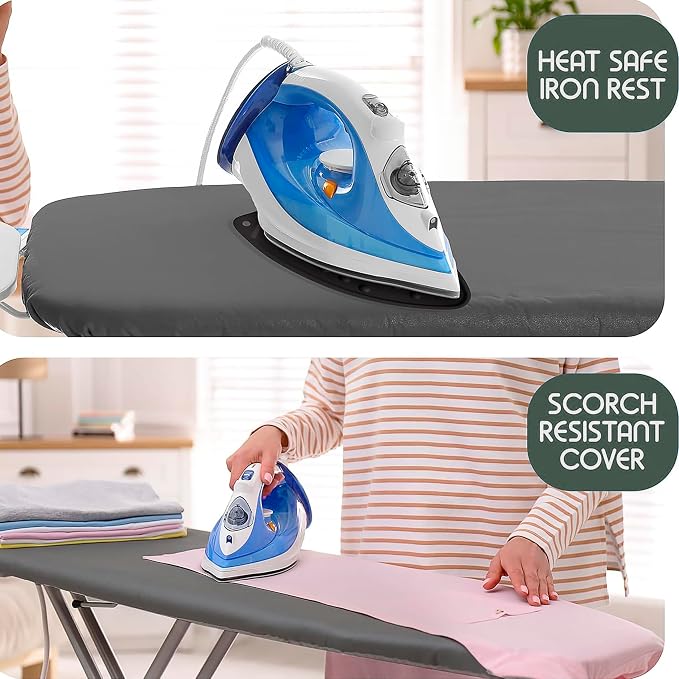 Hearth & Harbor Ironing Board Cover and Pad 15x54 Full Size, Thick Heavy Duty - Image 3
