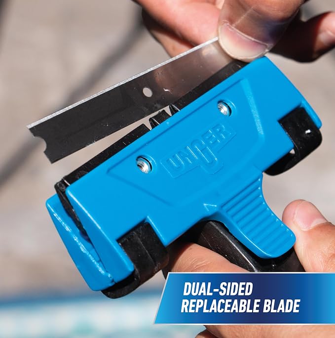 Unger Professional Connect and Clean 4" All-Purpose Scraper, and Floor Scraping - Image 4