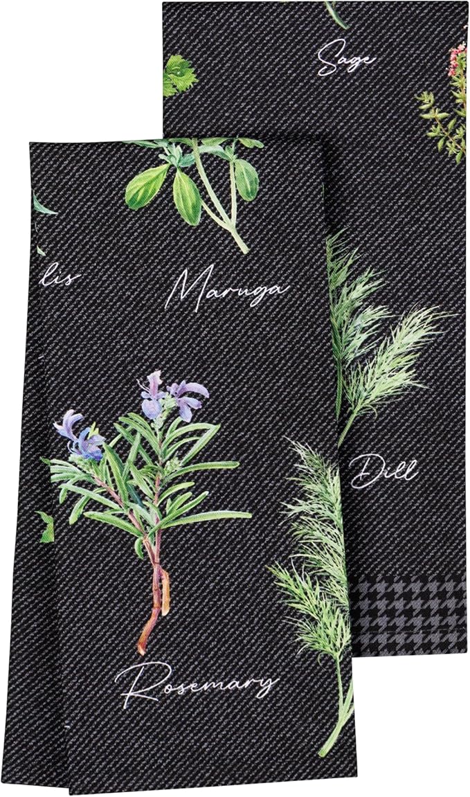 Maison d' Hermine Kitchen Towels Set of 2 Reusable 100% Cotton 27.50" x 20" by MaisondHermine
