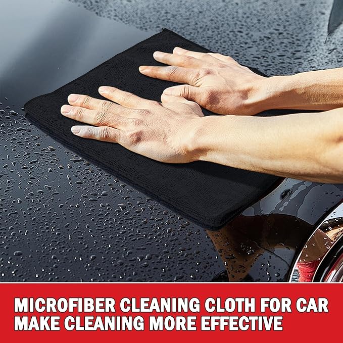 AIDEA Microfiber Cleaning Cloth 5 Pack, Microfiber Towels - Image 2