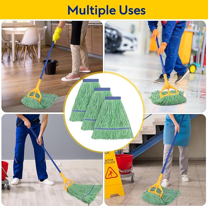 Matthew Cleaning Heavy Duty Mop Head Commercial Replacement - Image 6