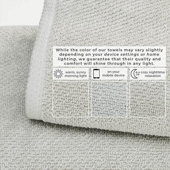 Great Bay Home 100% Cotton 6 Piece Bath Sheet Set - Image 5