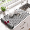 Kitsure 2 Pack Silicone Dish Drying Mat by Kitsure