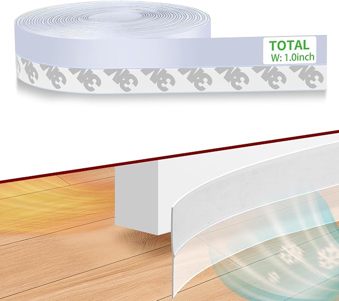 Weather Stripping Door Seal 100% Silicone, 33ft Strong Adhesive, Flexible by WigtdaWeatherStripping