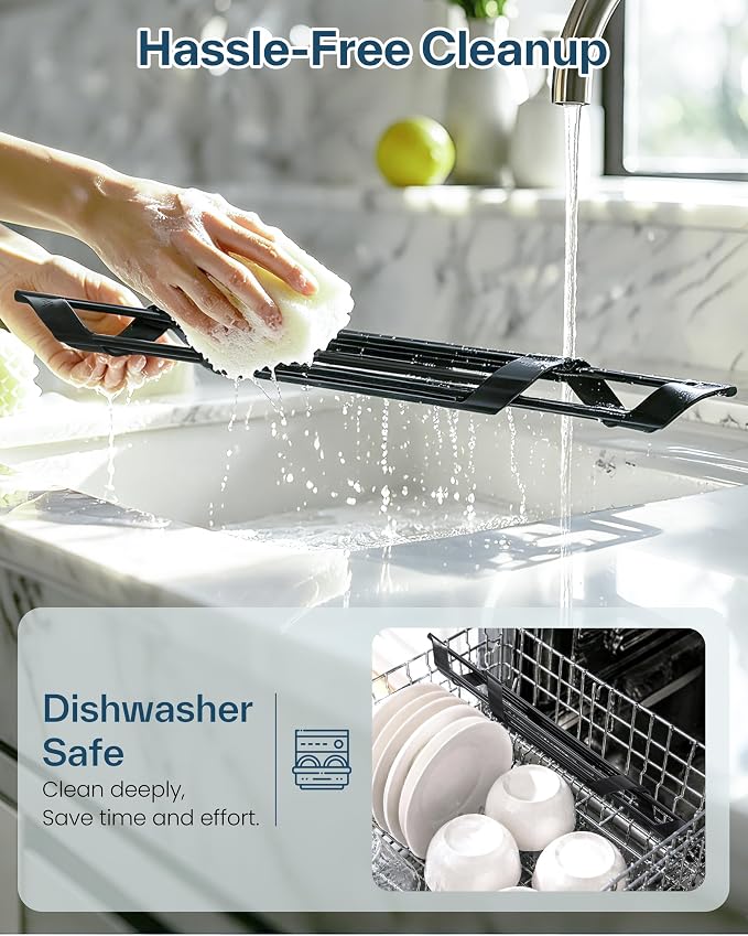 Ohuhu Corner Sink Caddy, Sponge Holder - Image 9