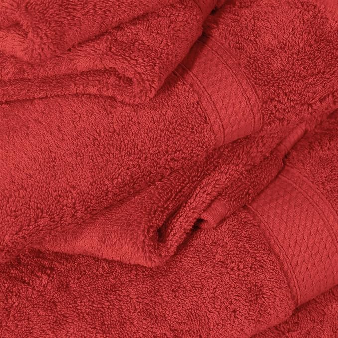 Superior Egyptian Cotton Plush & Absorbent, Bath Towel Set of 4, Soft Luxury - Image 9