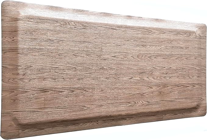 Rhino Mats, Softwoods Anti Fatigue Floor Mat, Commercial Grade Kitchen Mat, Standing Desk Mat, Office, Garage or Anywhere, Standing Comfort. (Driftwood, 3' x 5' x 1/2")