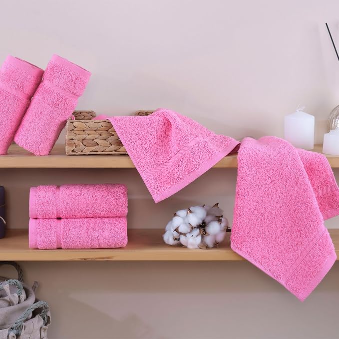 Hawmam Linen Luxury Cotton Washcloths 13x13 Inch - Image 2
