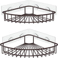 SMARTAKE 2-Pack Corner Shower Caddy, SUS304 Stainless Steel by SMARTAKE