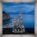 wallsthatspeak 24x24 Stainless Picture Frame for Puzzles Posters Photos or Artwork