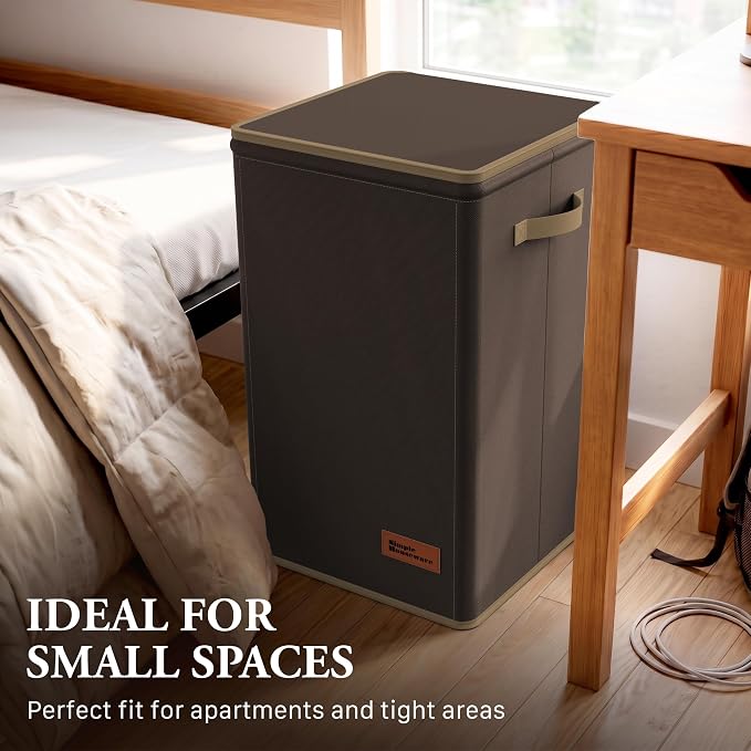 Simple Houseware Foldable Laundry Hamper Basket - Image 7
