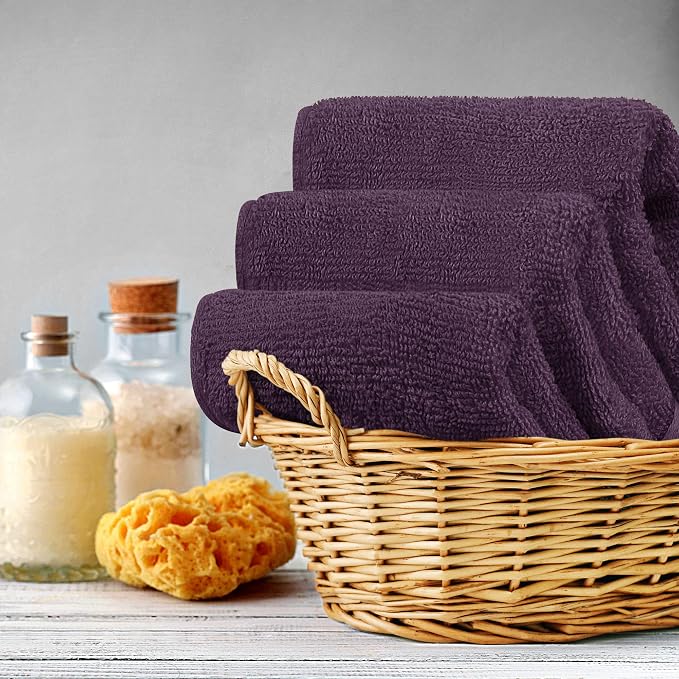 Utopia Towels 12 Pack Premium Wash Cloths, 12x12 in, 100% Cotton, Plum | Highly - Image 6