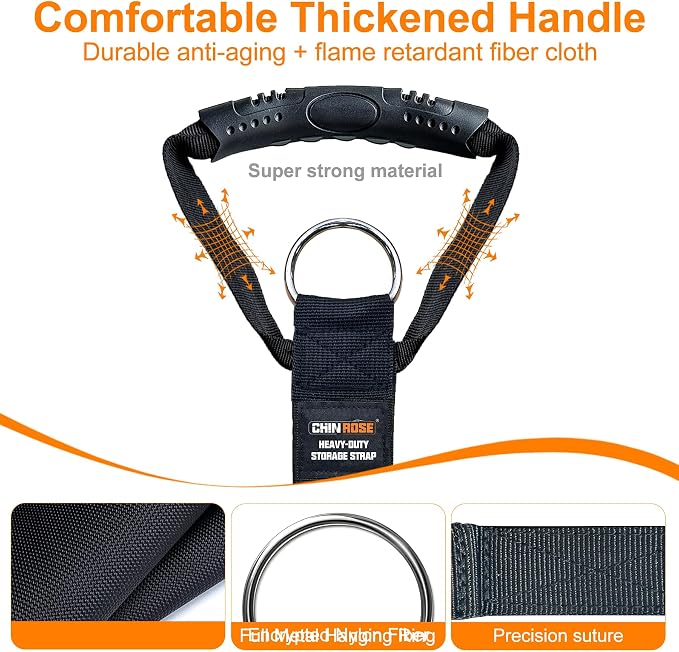 Extension Cord Organizer with 5 Detachable straps | 2 PCS Extension Cord Holder - Image 3