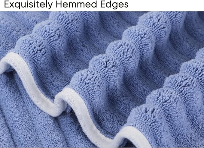 Luxury 3-Piece Quick-Dry Bath Towel Set – Ultra Soft Microfiber Towels | Hand - Image 4