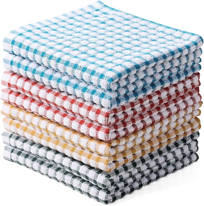 Oeleky Dish Cloths for Washing Dishes, Kitchen Washcloths Dishcloths by OELEKY