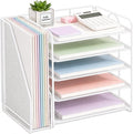 OPNICE Desk Organizer, 5-Tier Paper Organizer Letter Tray, Office Desk by OPNICE