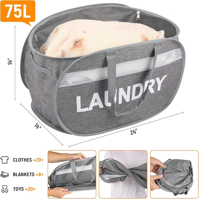 Collapsible Laundry Baskets - Image 5