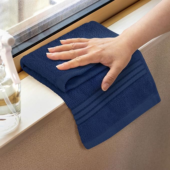 Utopia Towels 12 Pack Premium Wash Cloths, 12x12 in, 100% Cotton, Gym & Face - Image 3