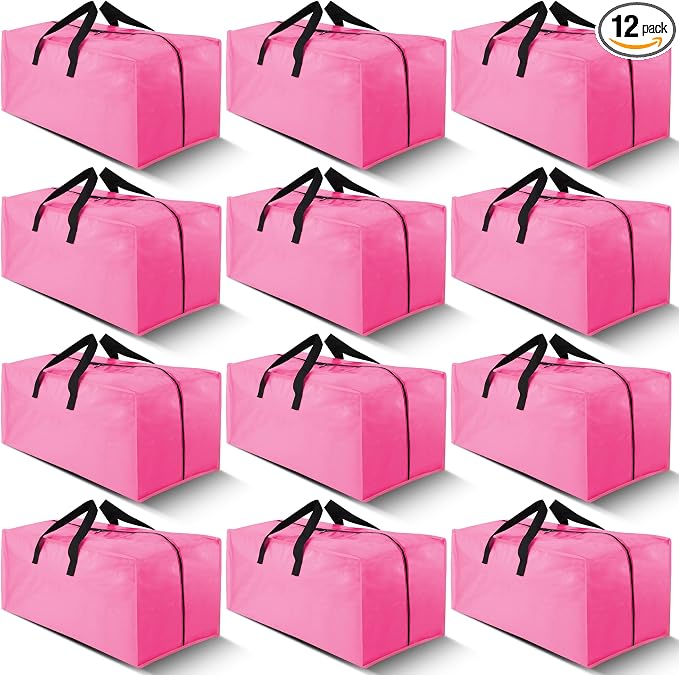 Cosy Family 12 Pack Heavy Duty Extra Large Moving Bags by Cosy+Family