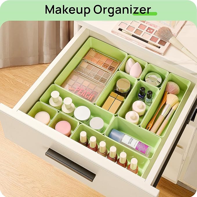 Vtopmart 25 Pack Plastic Drawer Organizers - Image 4