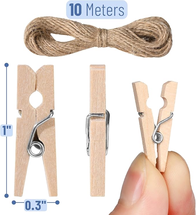 Mr. Pen- Mini Wooden Clothes Pins - Image 3