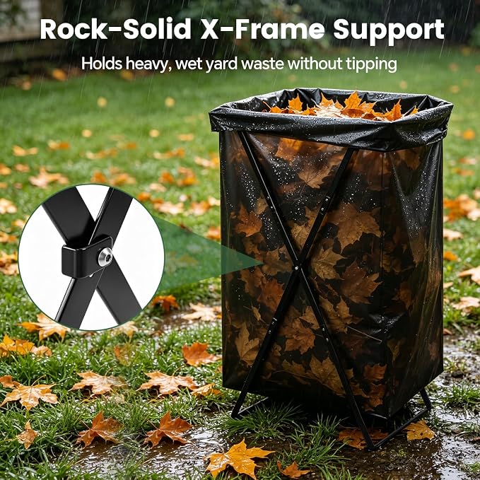 Heavy Duty Leaf Bag Holder Stand - Image 6