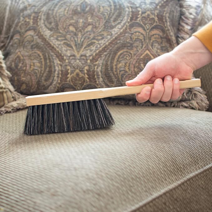 14.2" Hand Broom Soft Bristles Cleaning Brush, Dusting Brush - Image 7