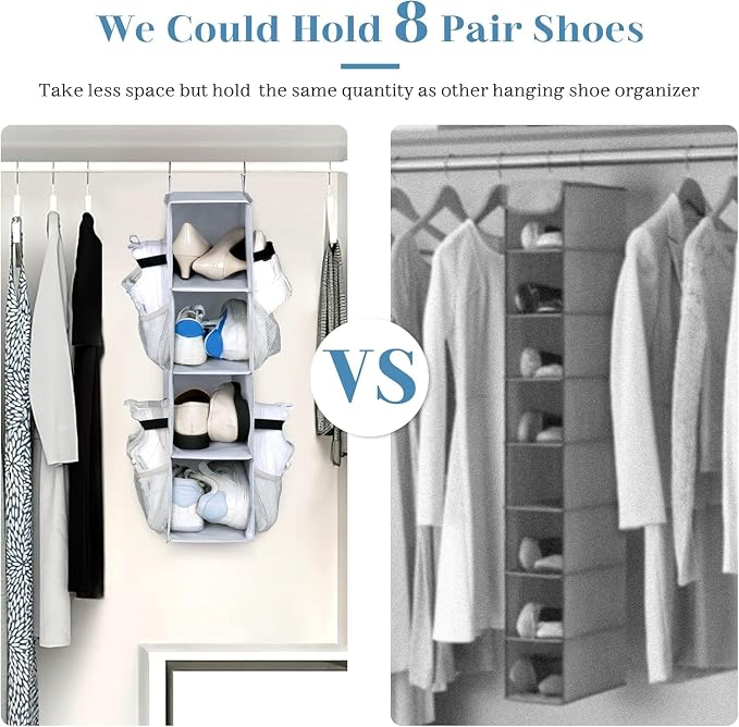SLEEPING LAMB Short Hanging Shoe Organizer - Image 3
