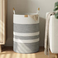 Nunsino 95L Striped Laundry Hamper by Nunsino