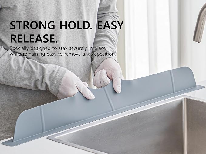 30 inch Premium Kitchen Sink Silicone Water Splash Guard SIZE UPGRADE 30" and - Image 5