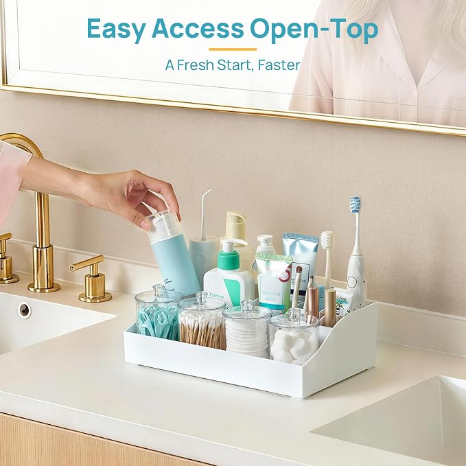 Vtopmart 5 PCS Bathroom Countertop Organizer Sets - Image 3